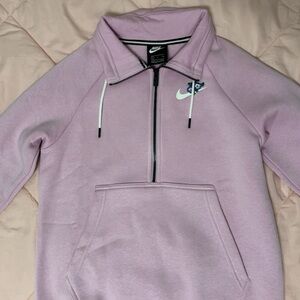 Purple Flower Nike Quarter Zip